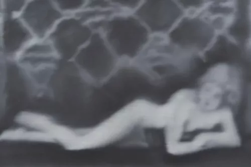 Gerhard Richter, Kleine Liegender Akt, 1967, Olio su tela.