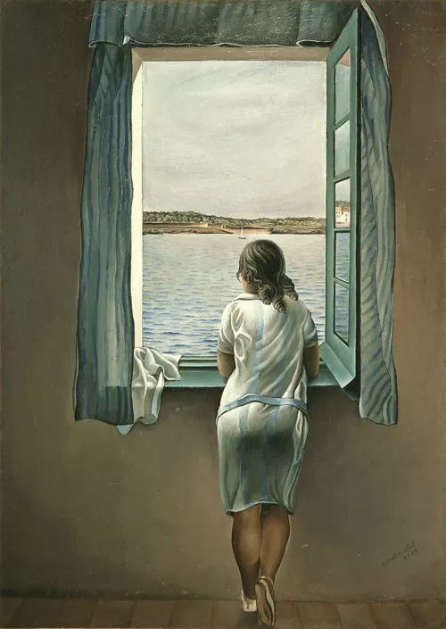 Salvador Dalì, Ragazza alla finestra, 1925