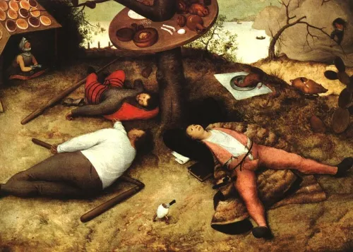 Pieter Bruegel il Vecchio, Paese della cuccagna (1567)