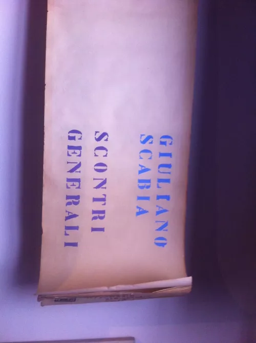 Giuliano Scabia, Scontri generali, storyboard