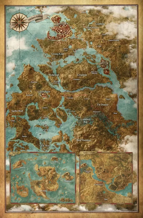 The Witcher 3, mappa
