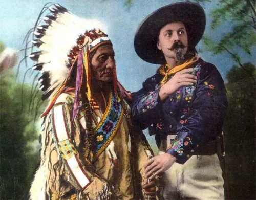 Toro Seduto e Buffalo Bill Cody, 1885 ca.