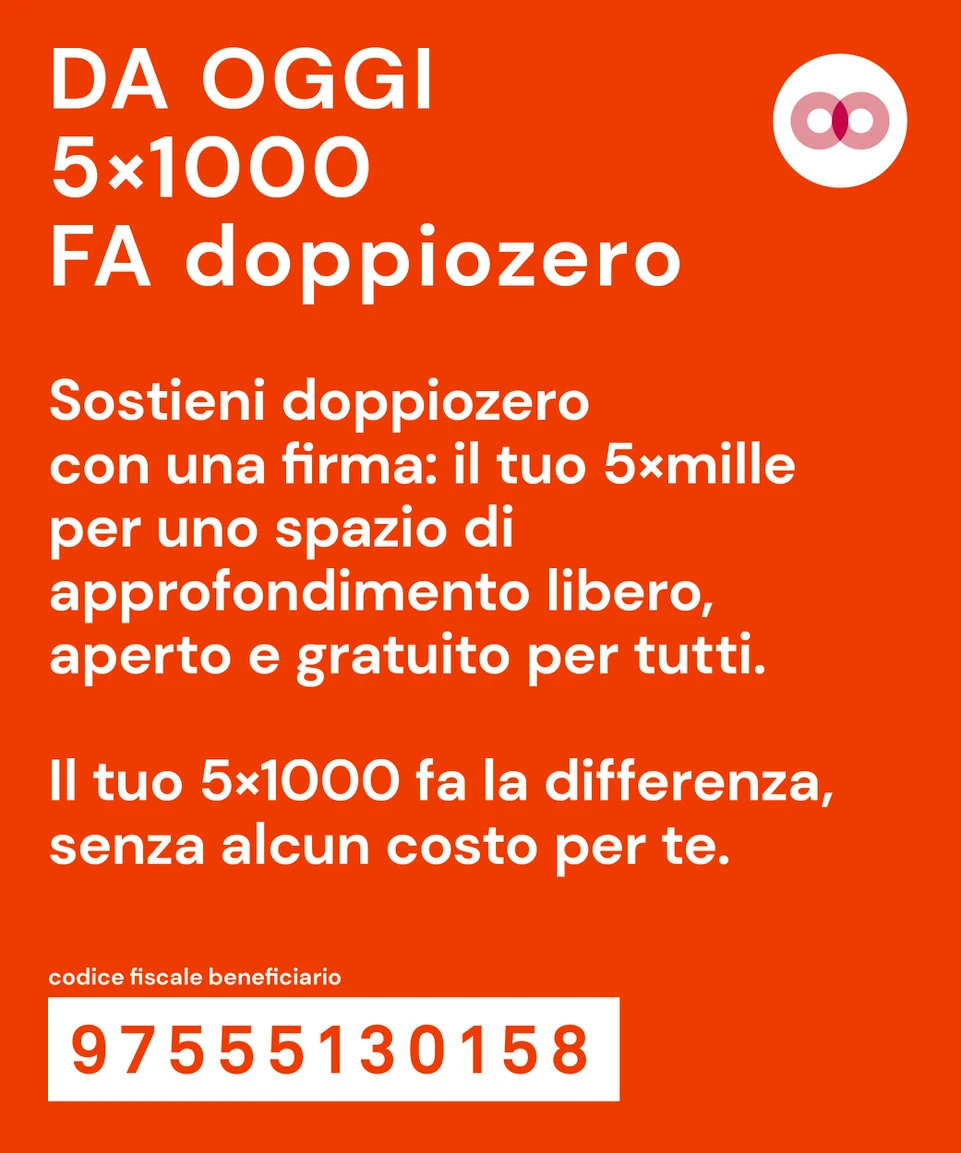 Sostieni doppiozero - 5x1000