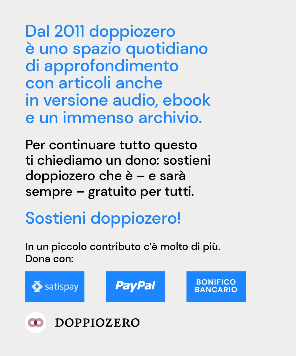 Sostieni doppiozero